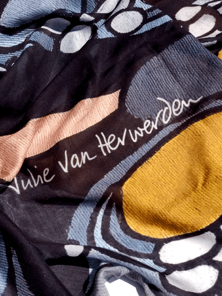 Silver & Gold Art Deco Scarf