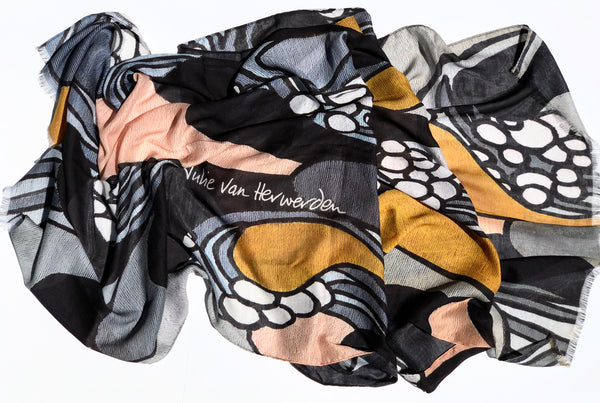 Silver & Gold Art Deco Scarf